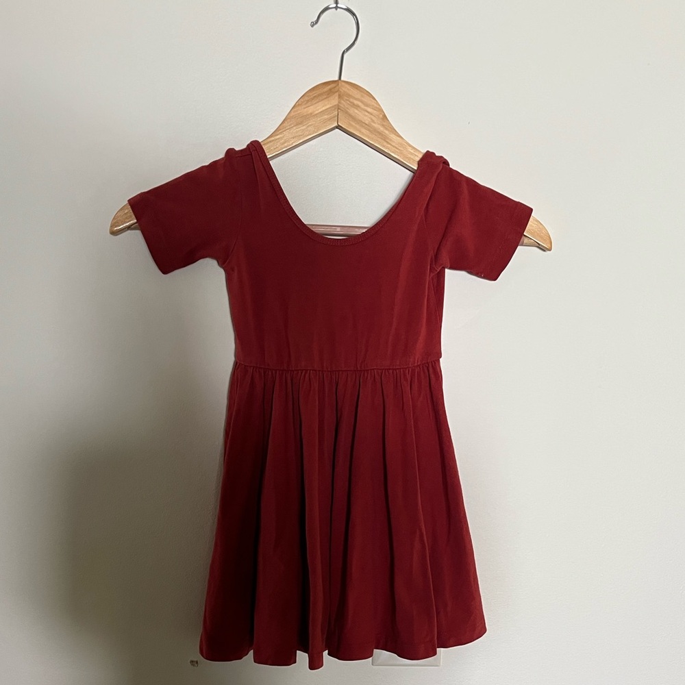 Elegant Red Kids Dress
